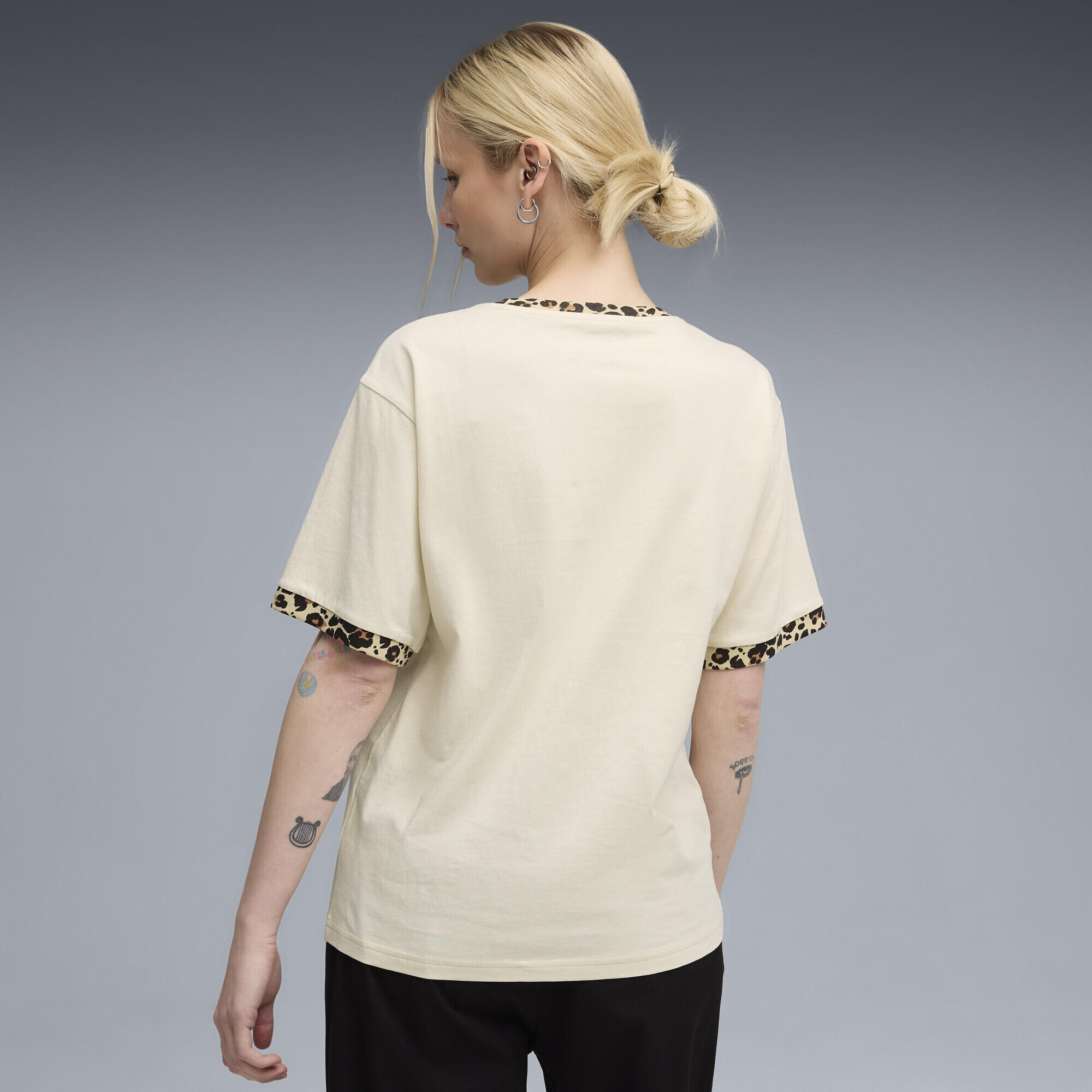 Essentials Animal-Print Relaxed T-Shirt Damen PUMA 3/7