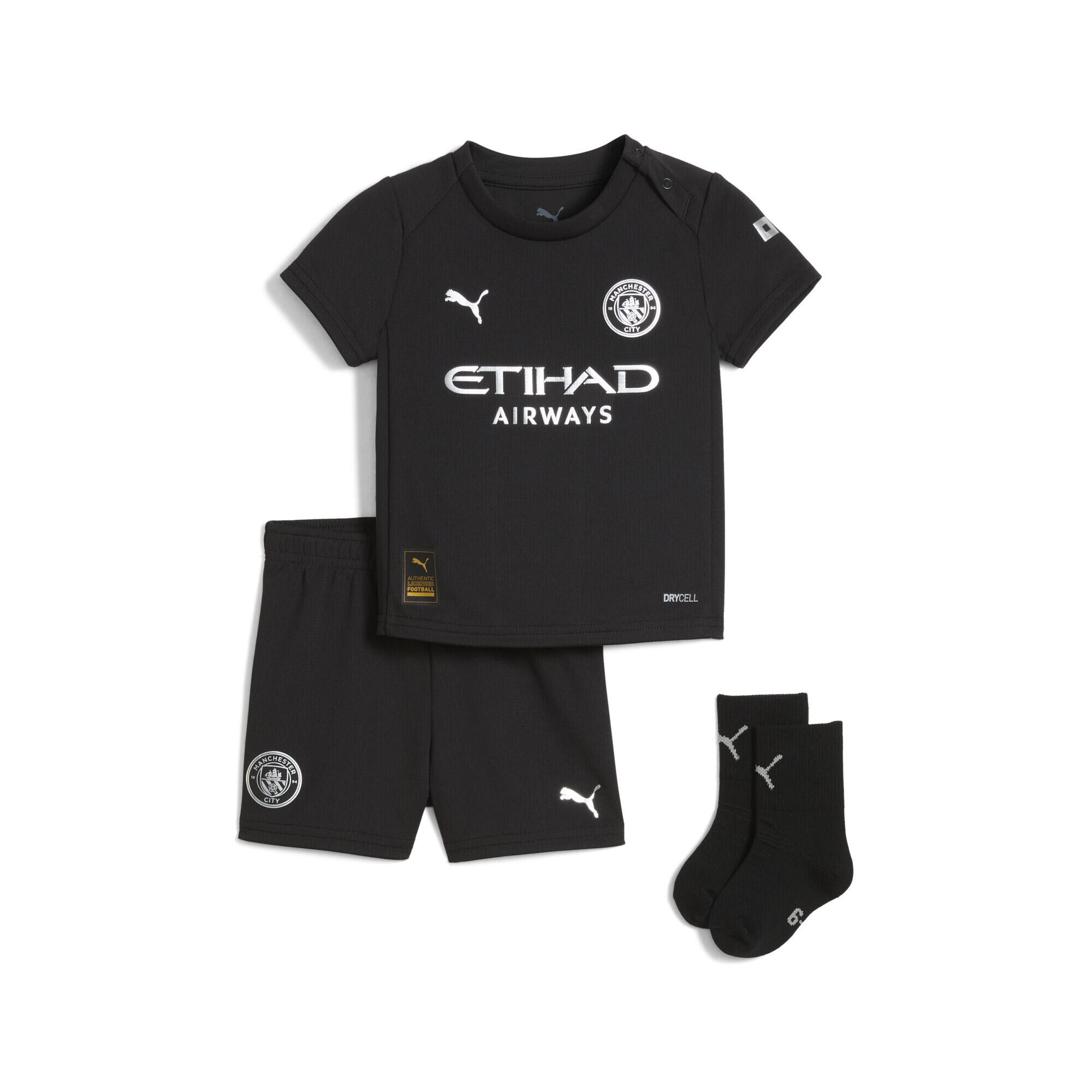 PUMA Manchester City 25/26 Auswärtstrikot-Minikit Kinder PUMA Black