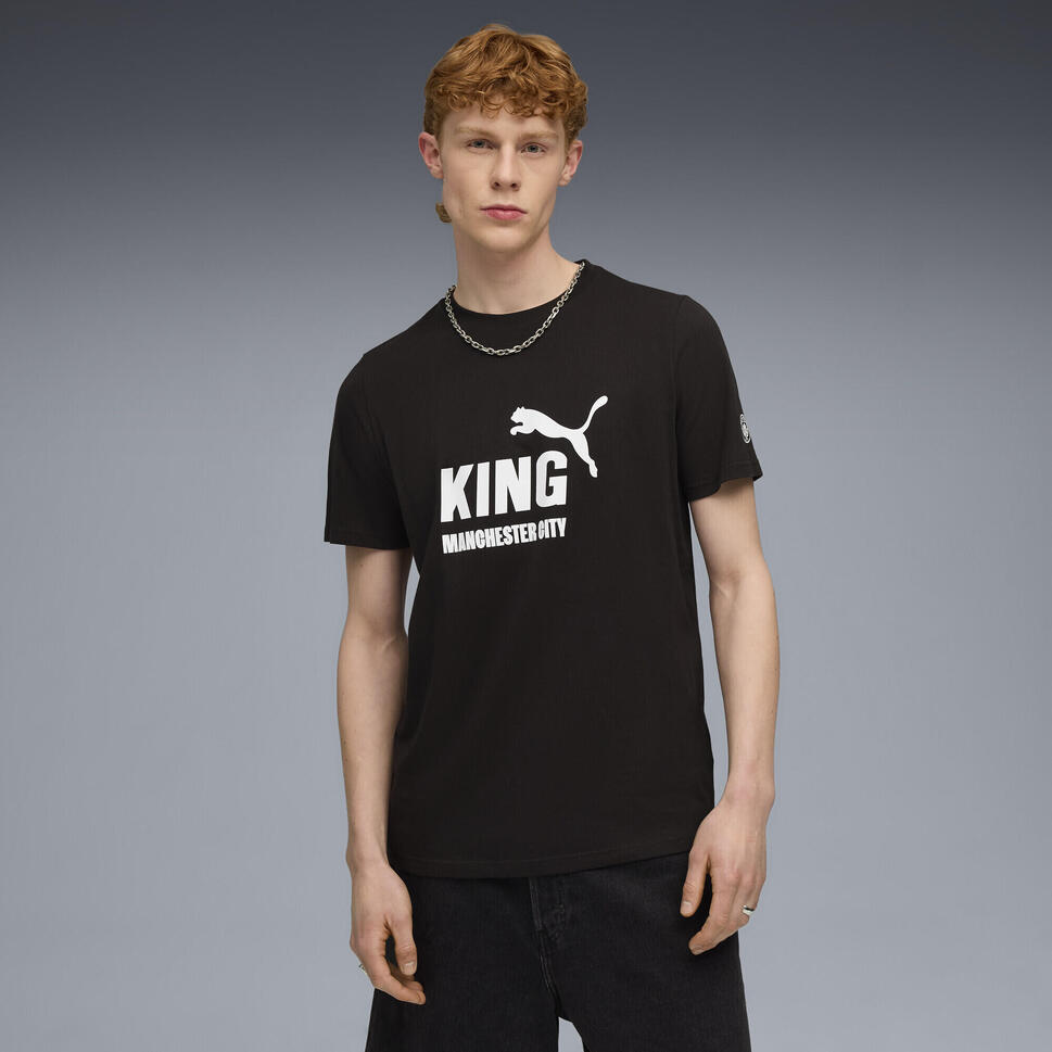 Męska koszulka Manchester City KING z logo PUMA Black