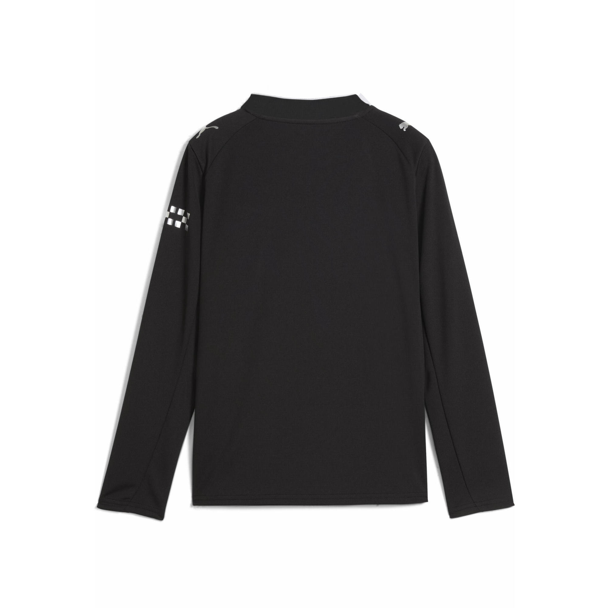 Młodzieżowa koszulka wyjazdowa z długim rękawem Manchester City 25/26 PUMA Black