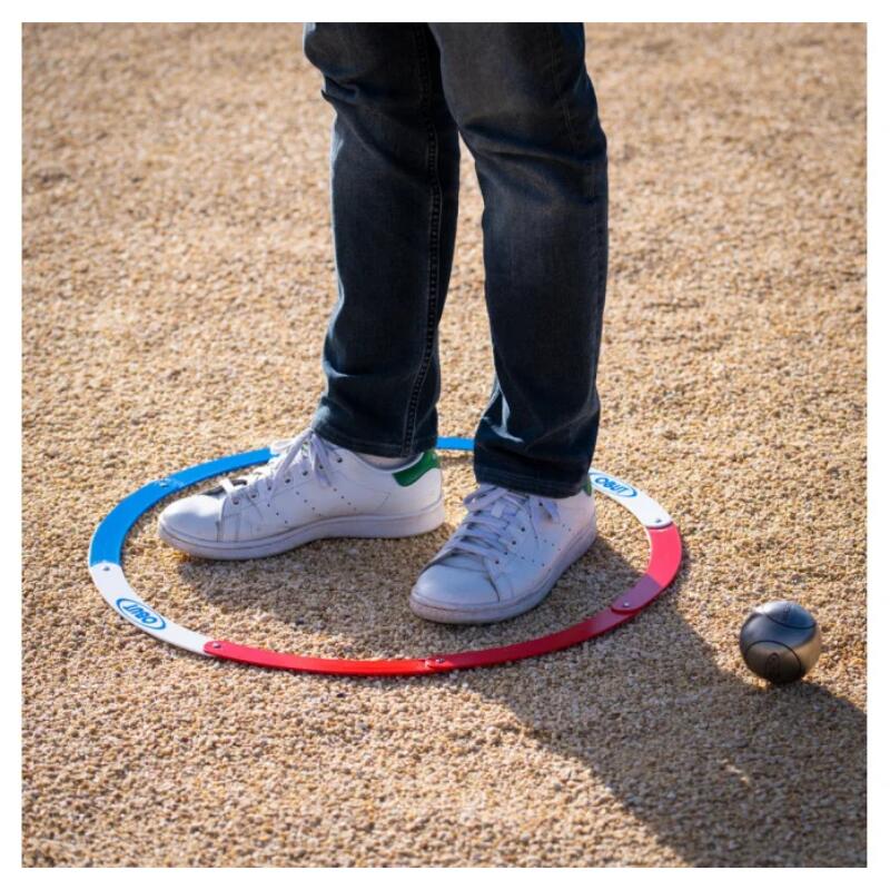 Cercle pliant pétanque OBUT Bleu/Blanc/Rouge 3/3