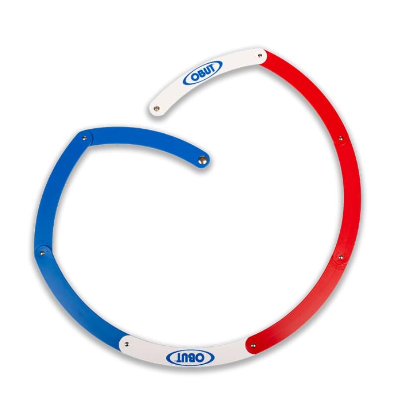Cercle pliant pétanque OBUT Bleu/Blanc/Rouge 2/3