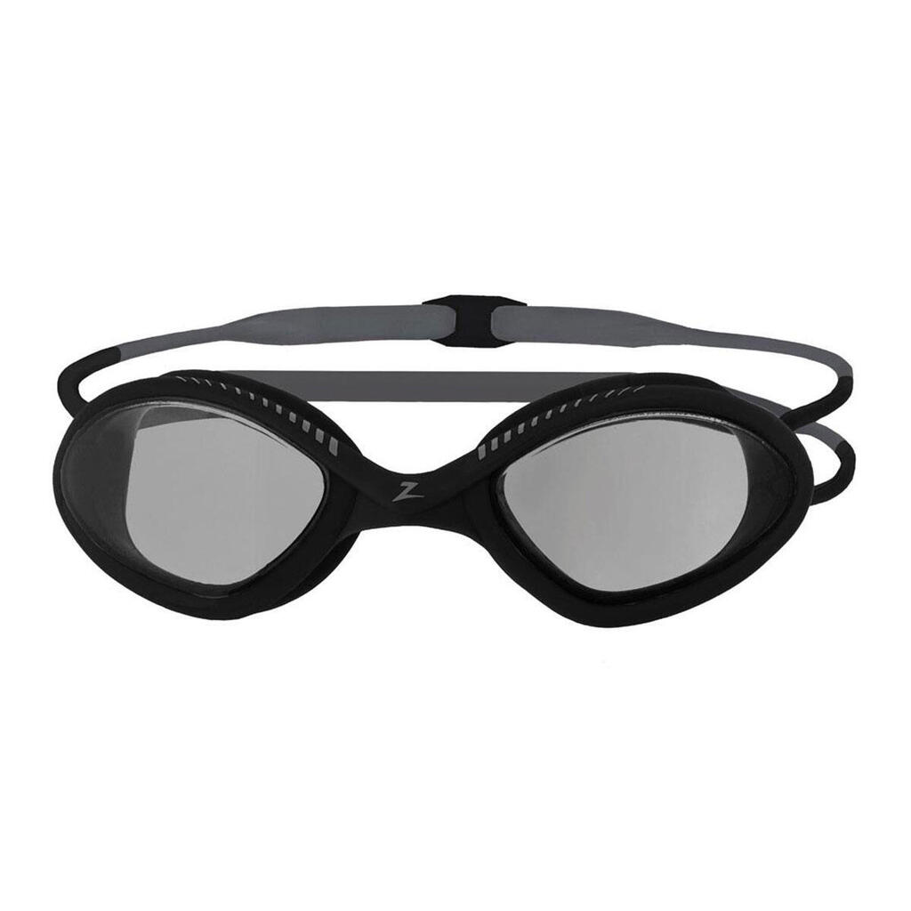 Zoggs Tiger Goggles - Black/Grey Smoke Tint