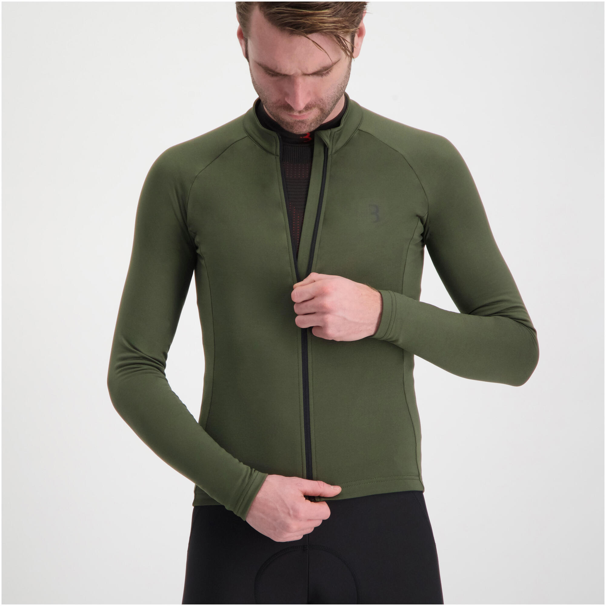 Maillot Manches Longues BBB Transition Vert Olive 5/5