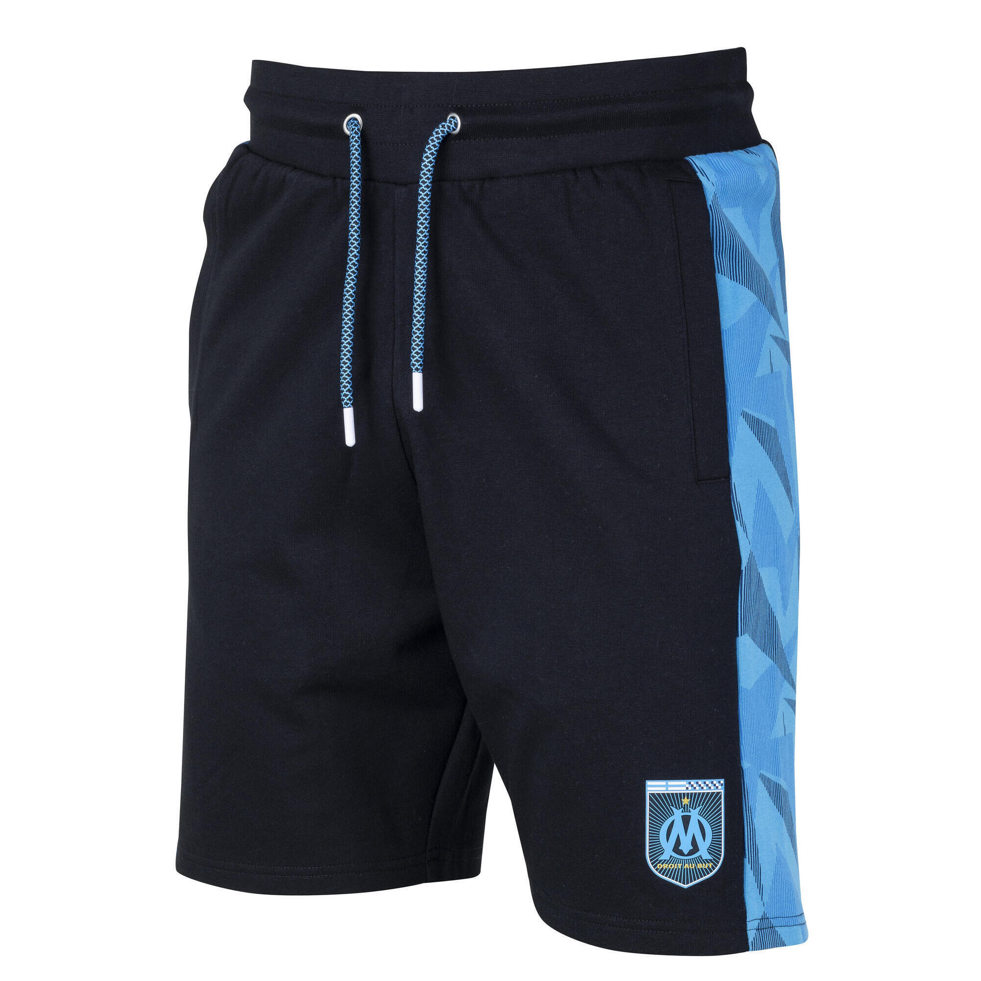 Olympique De Marseille - Short Molleton Om - Collection Officielle Olympique De Marseille - Short - Noir - Decathlon