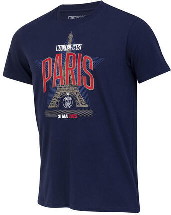T-shirt PSG homme - L' Europe C'est Paris - Collection officielle