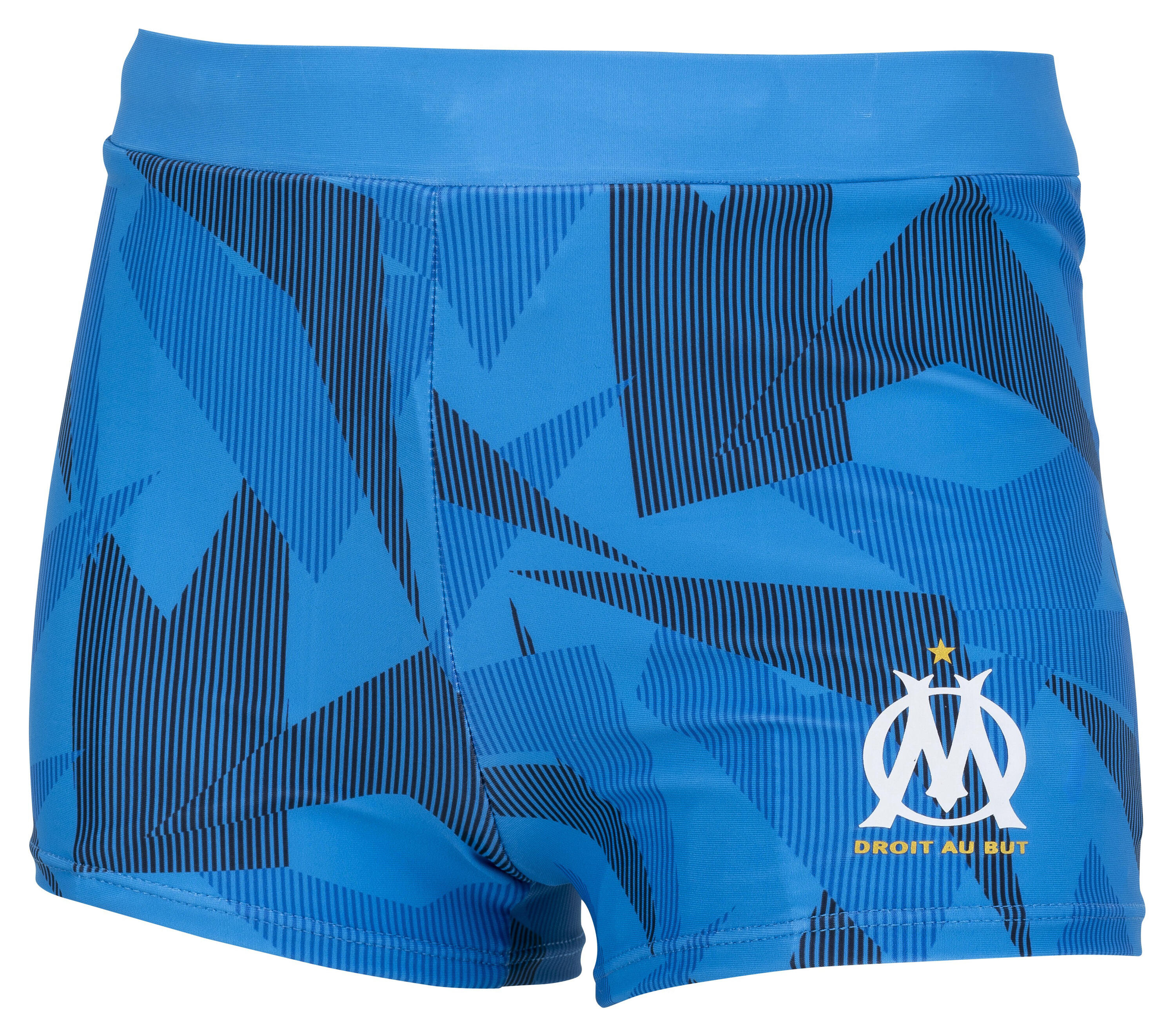 Costume Da Bagno Boxer Olympique De Marseille OM – Collezione Ufficiale, Nylon, Taglie Da Bambino (4-14 Anni)