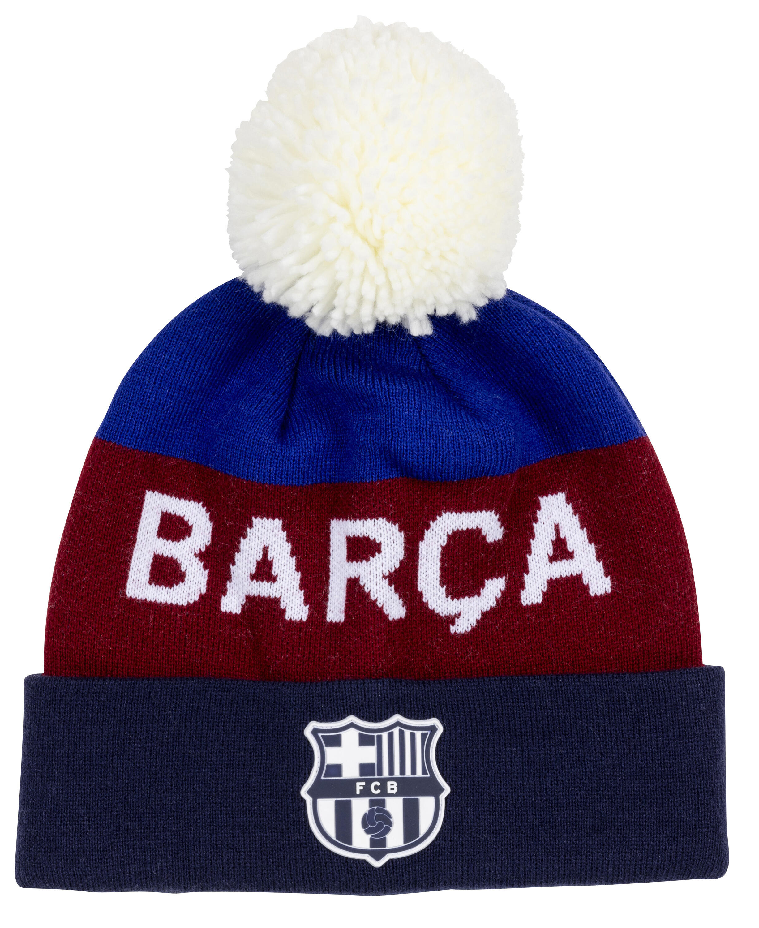 Bonnet pompon Barça - Collection officielle FC Barcelone 1/2