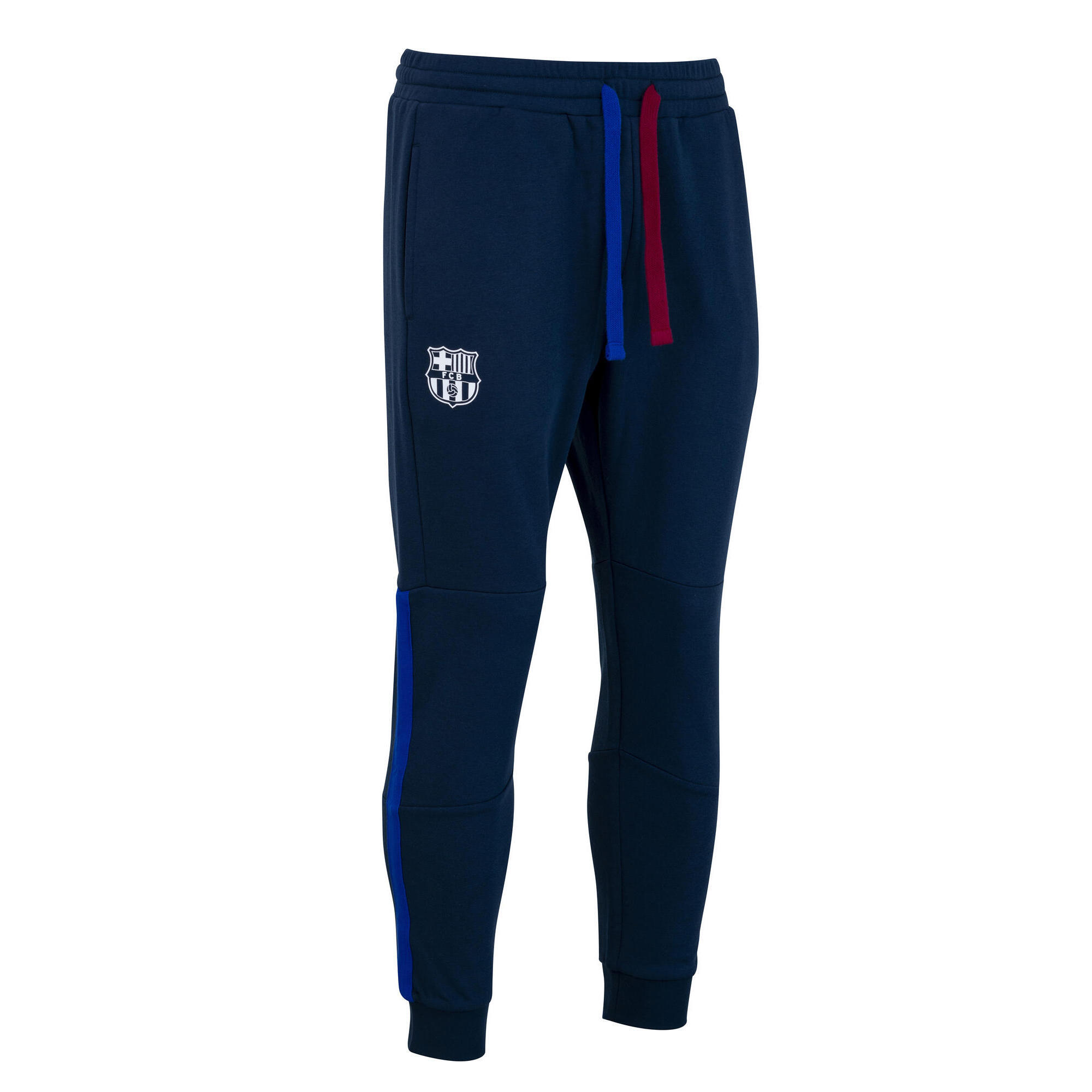 Fc Barcelona - Pantalon Molleton Fit Homme Barça - Collection Officielle Fc Barcelone - Pantalons - Bleu - Decathlon