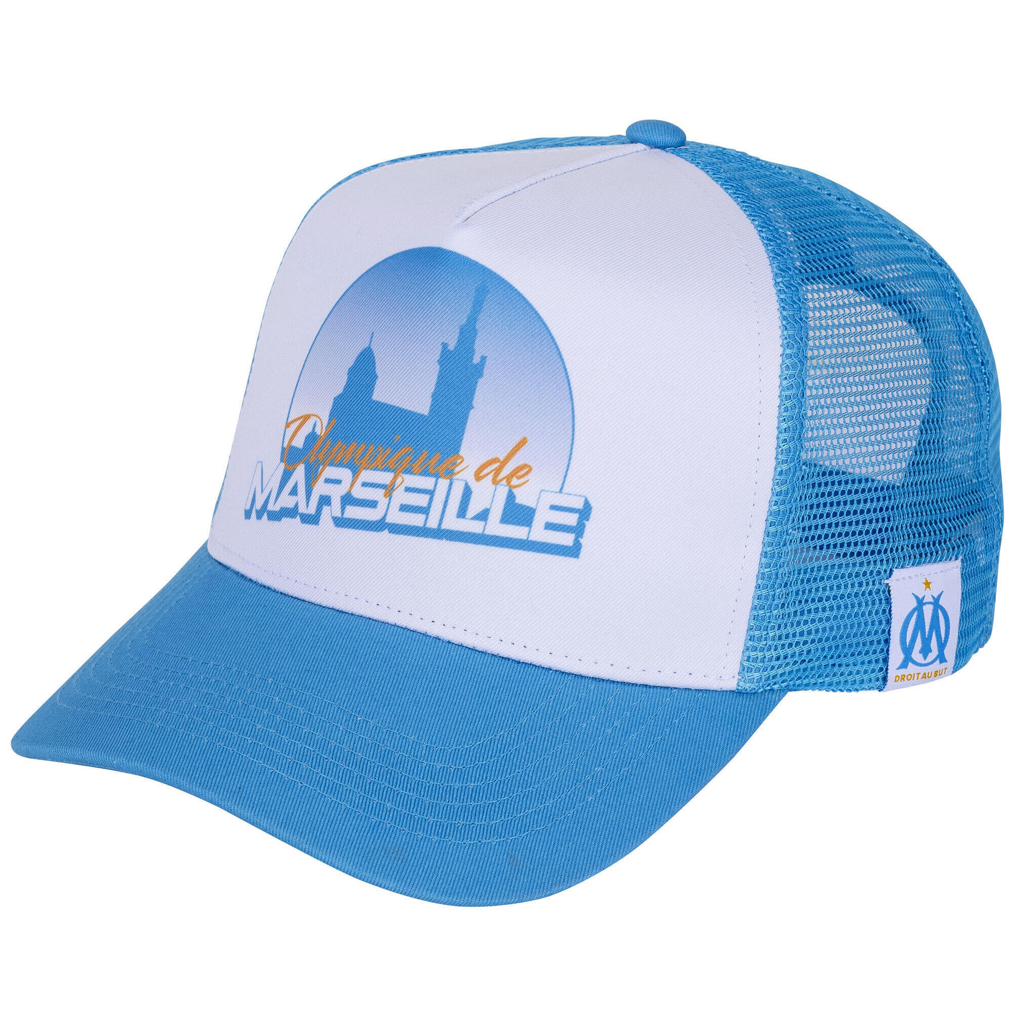 Olympique De Marseille - Casquette Om - Collection Officielle Olympique De Marseille - Casquette - Blanc - Homme - Decathlon