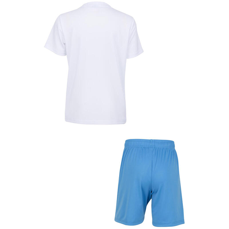 Maillot + Short OM Enfant - Collection Officielle Olympique De Marseille - Taille Garçon Polyester Bleu