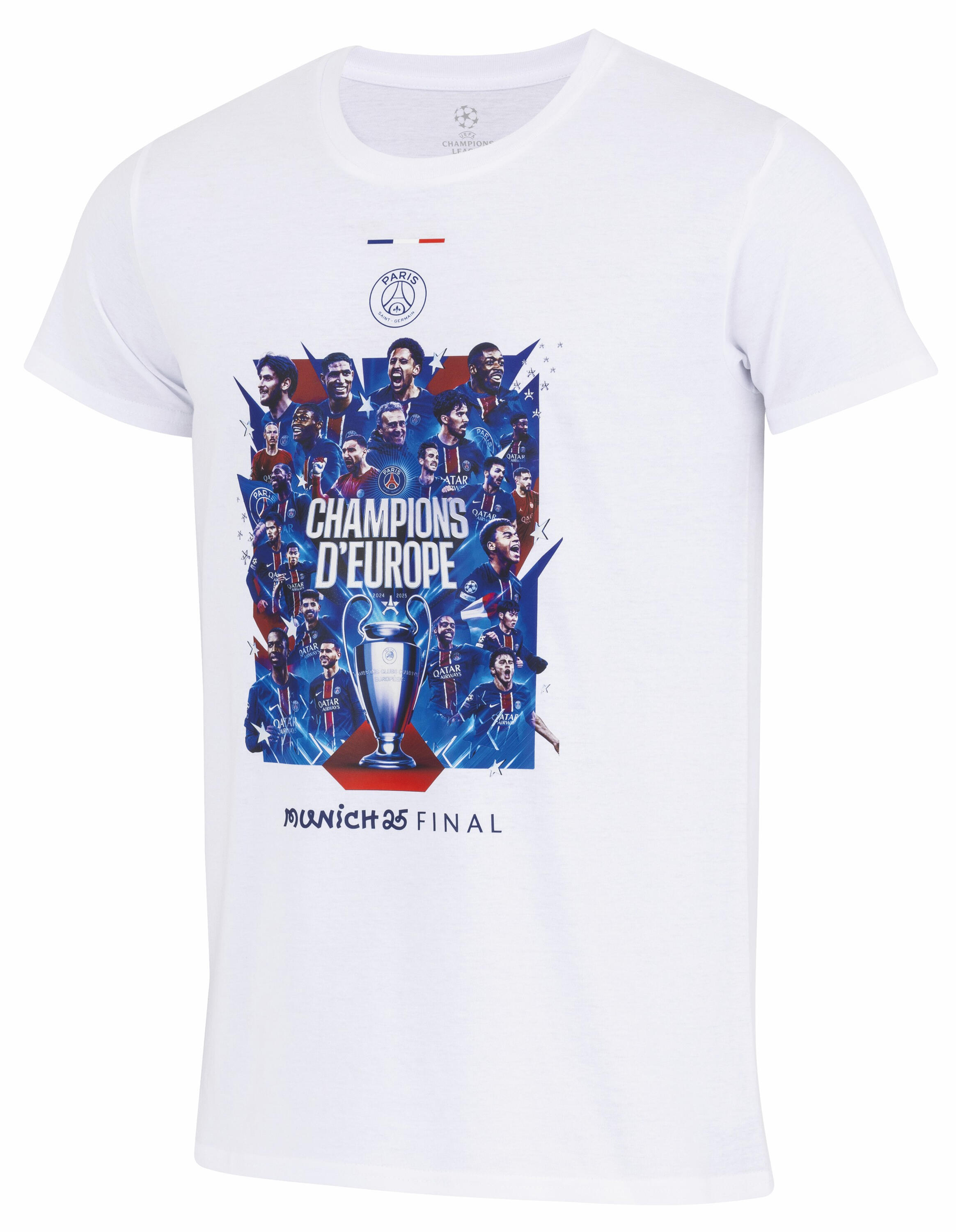 T-shirt PSG homme - Champions 2025  PARIS SAINT-GERMAIN 1/2