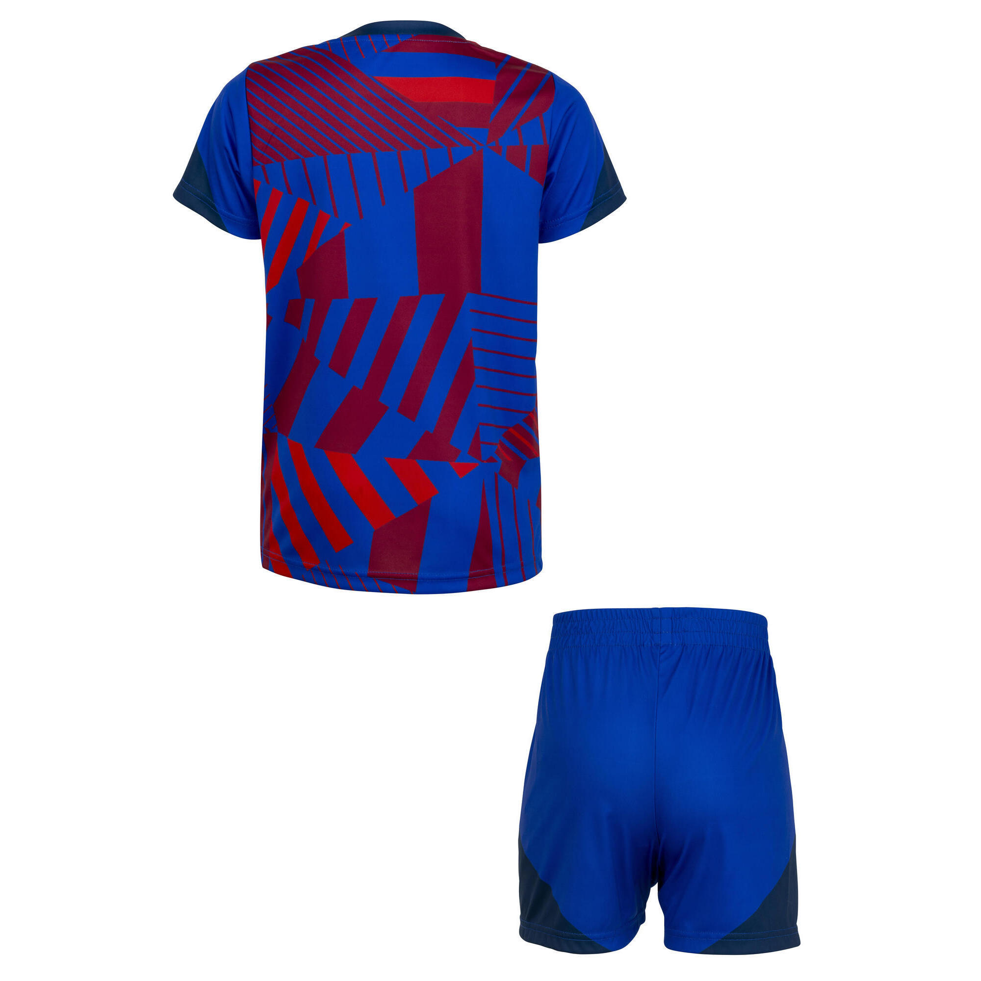 Ensemble Survêtement Football Barcelone – Maillot Et Short – Tenue De Sport Officielle Style – Pour Entraînement Et Match - 11