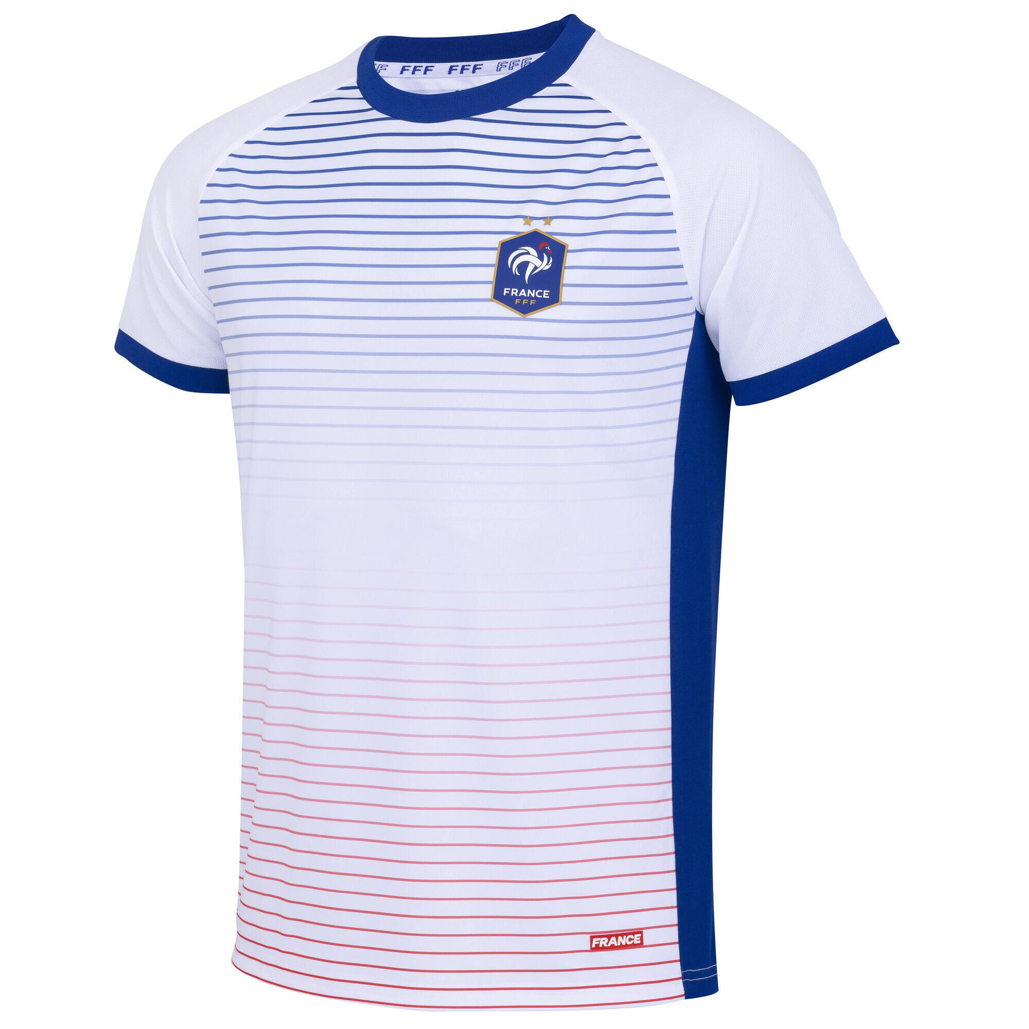 Fff - Maillot Fff - Collection Officielle Equipe De France De Football - Maillot Manches Courtes - Blanc - Decathlon