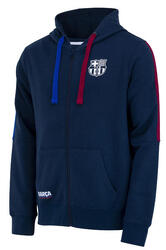 Sweat capuche zippé homme Barça - Collection officielle FC Barcelone