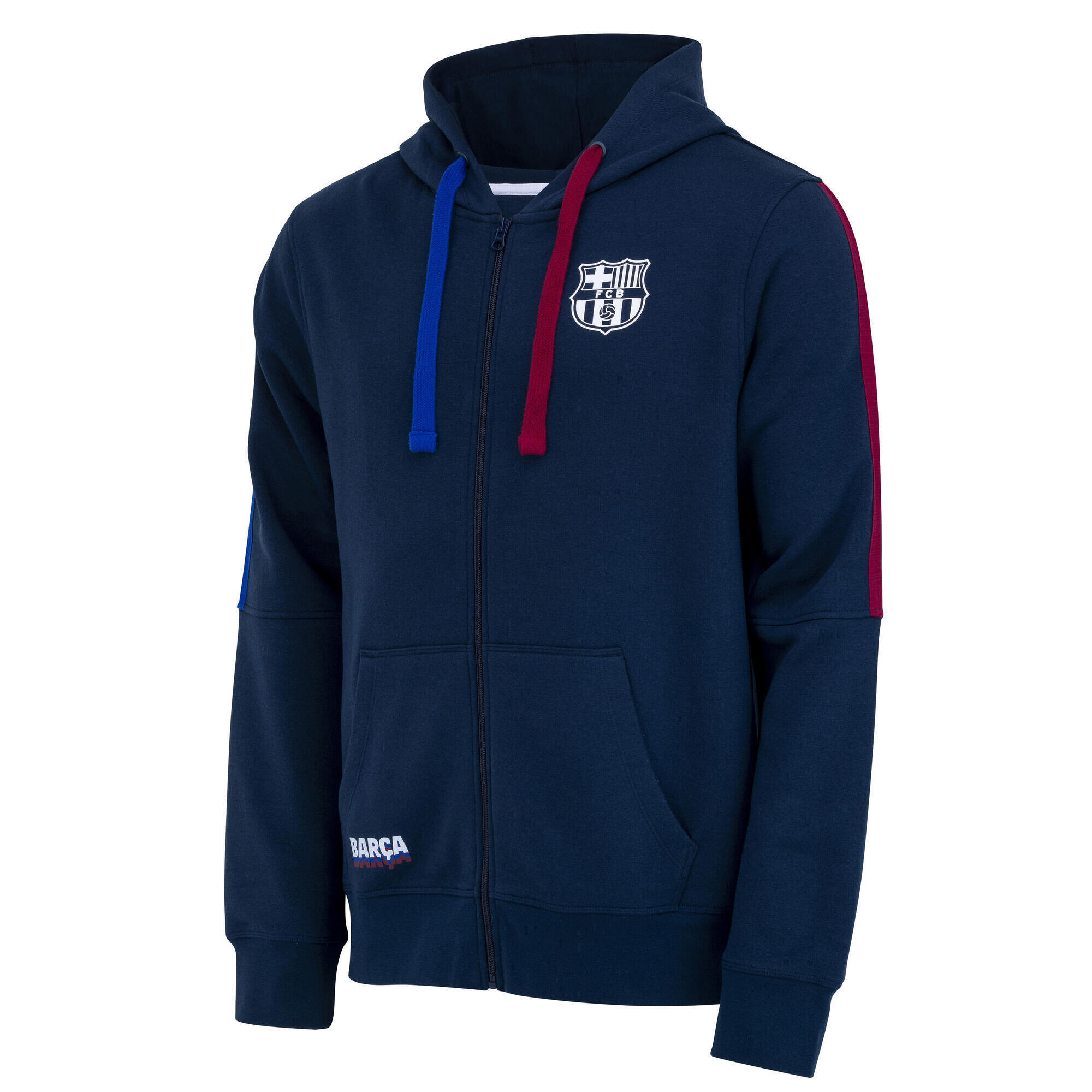 Fc Barcelona - Sweat Capuche Zippé Homme Barça - Collection Officielle Fc Barcelone - Sweat-shirt - Bleu - Decathlon