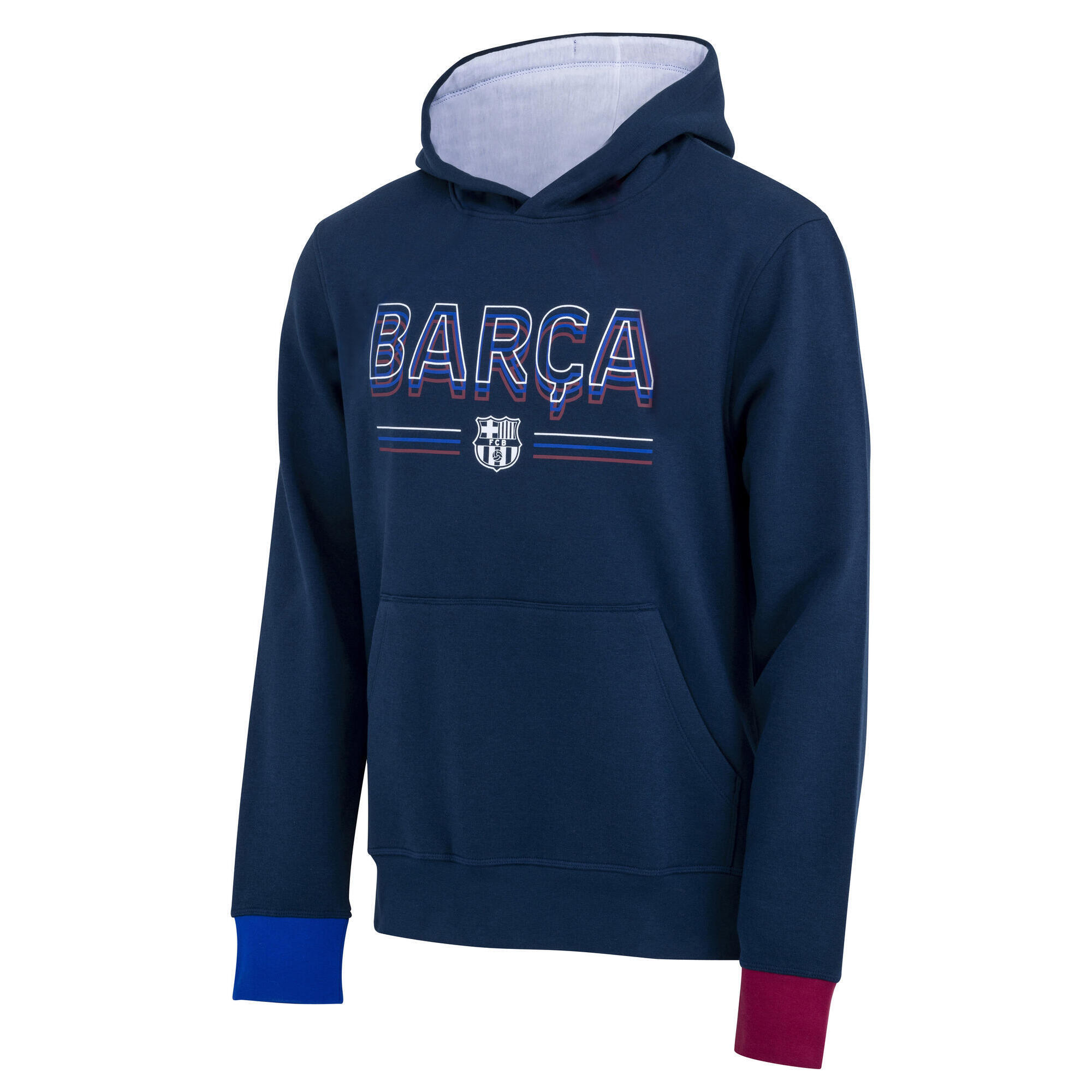 Fc Barcelona - Sweat Capuche Barça Enfant - Collection Officielle Fc Barcelone - Sweat-shirt - Bleu - Decathlon