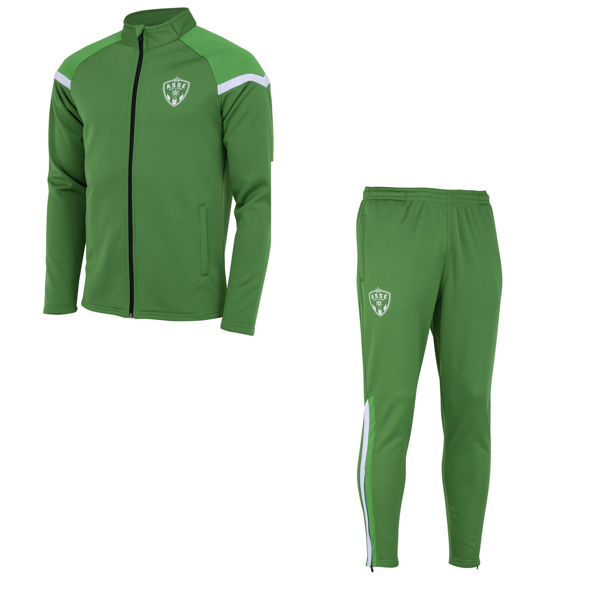 As Saint Etienne - Survêtement Homme Asse - Collection Officielle As Saint Etienne - Survêtement - Vert - 48 Xl - Decathlon