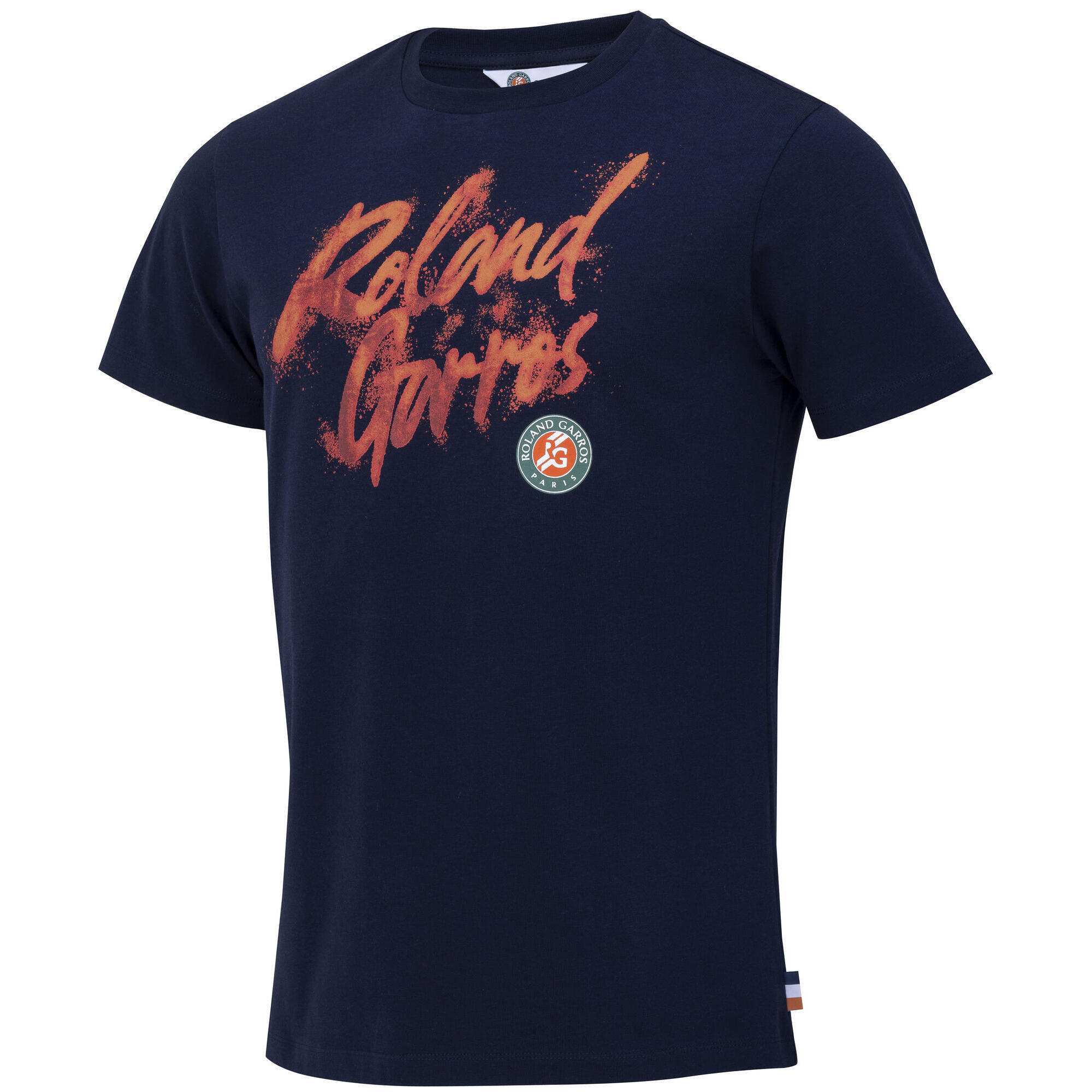 Roland Garros - T-shirt Roland Garros - Collection Officielle - Tennis - T-shirt Manches Courtes - Bleu - Decathlon