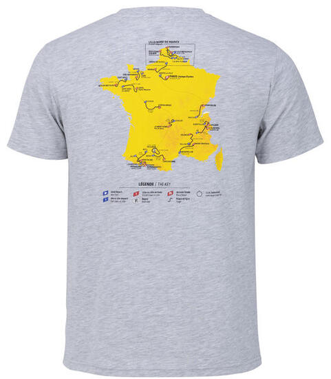 T-shirt Parcours 2025 - Collection officielle Tour de France - Cyclisme