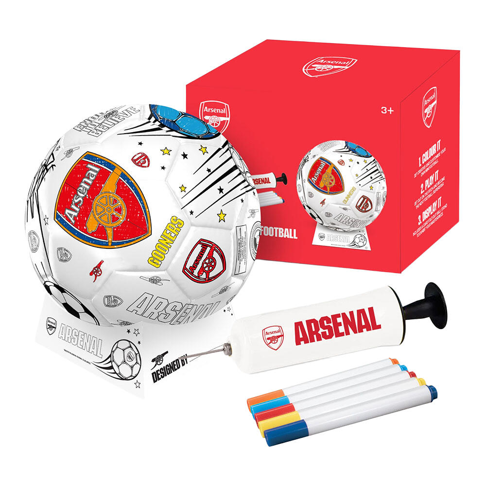 Arsenal FC Colour In Mini Football Set