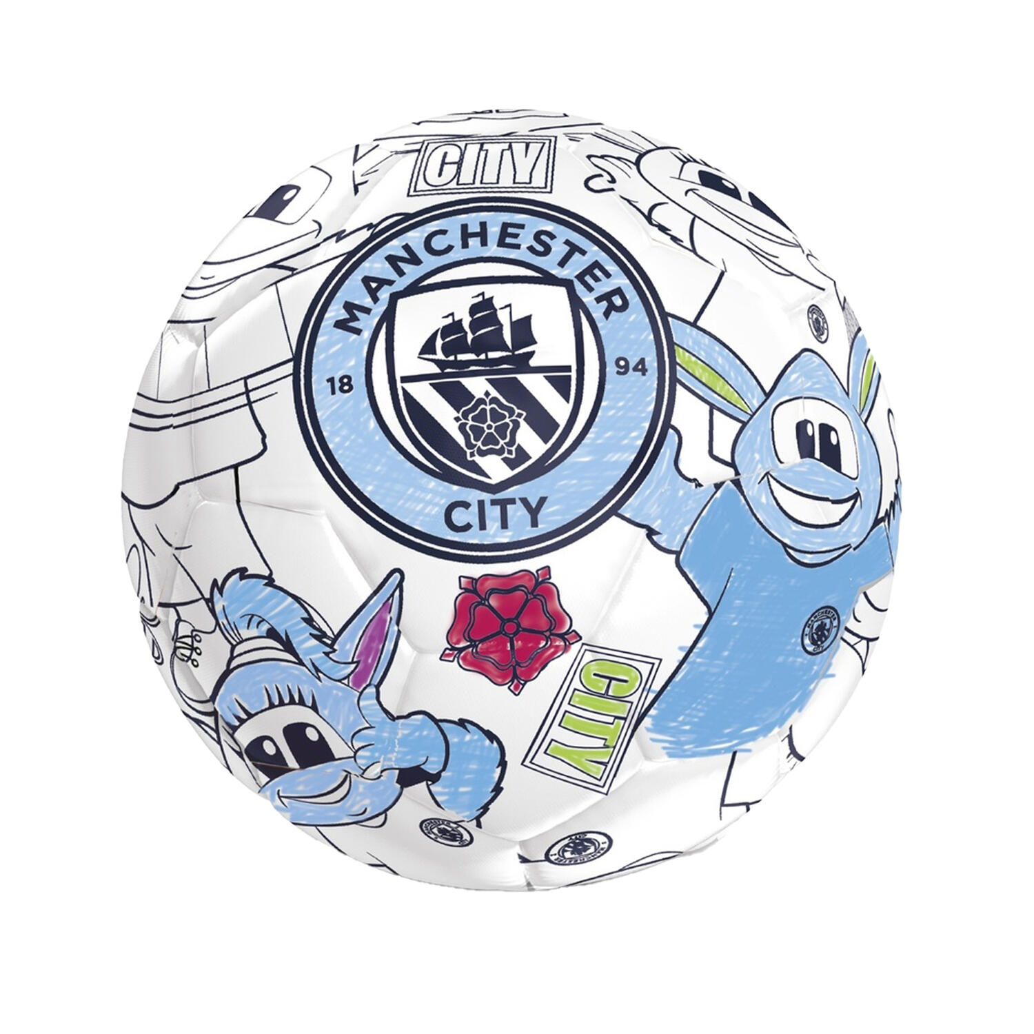 Manchester City FC Colour In Mini Football