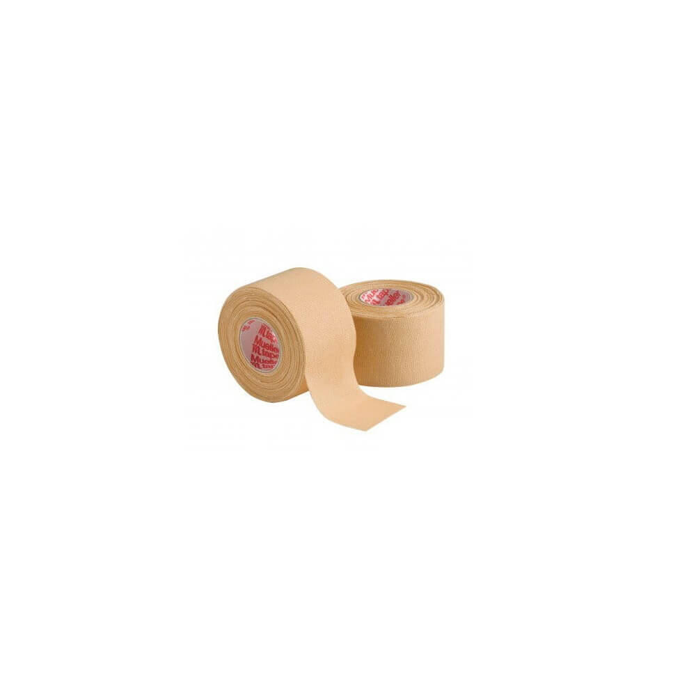Sztywna nierozciągliwa taśma do tapingu sportowego 3,8 cm x 13,7m Mueller beżowa 4/4