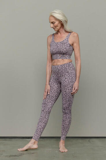 Leggings Samadhi Dove High Waist mit figurformender Passform und Komfortbund