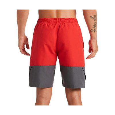 Nike Costume da Bagno da Uomo NESSB451 bicolore rosso grigio XXL