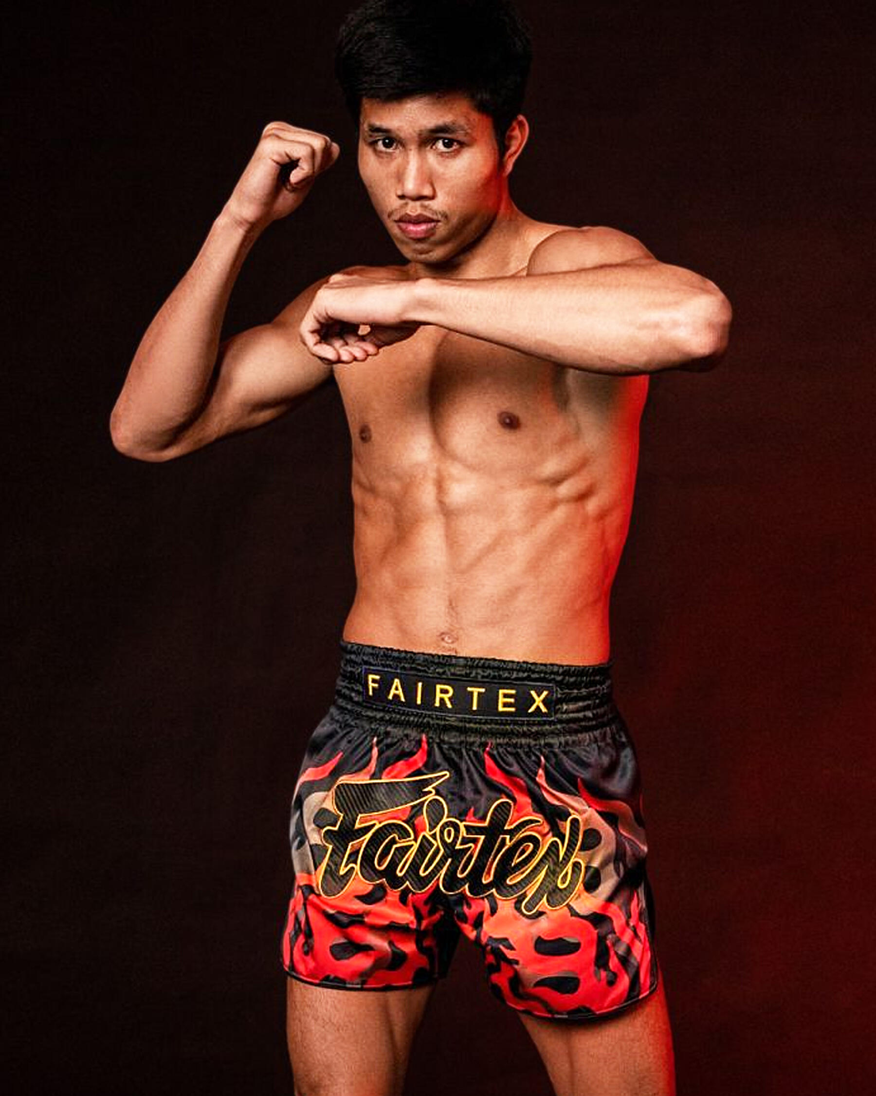 Fairtex BS1921 Muay Thaiboxhose Volcano, XXXL 6/7