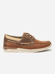Chaussures bateau Homme - MATBOAT Marron