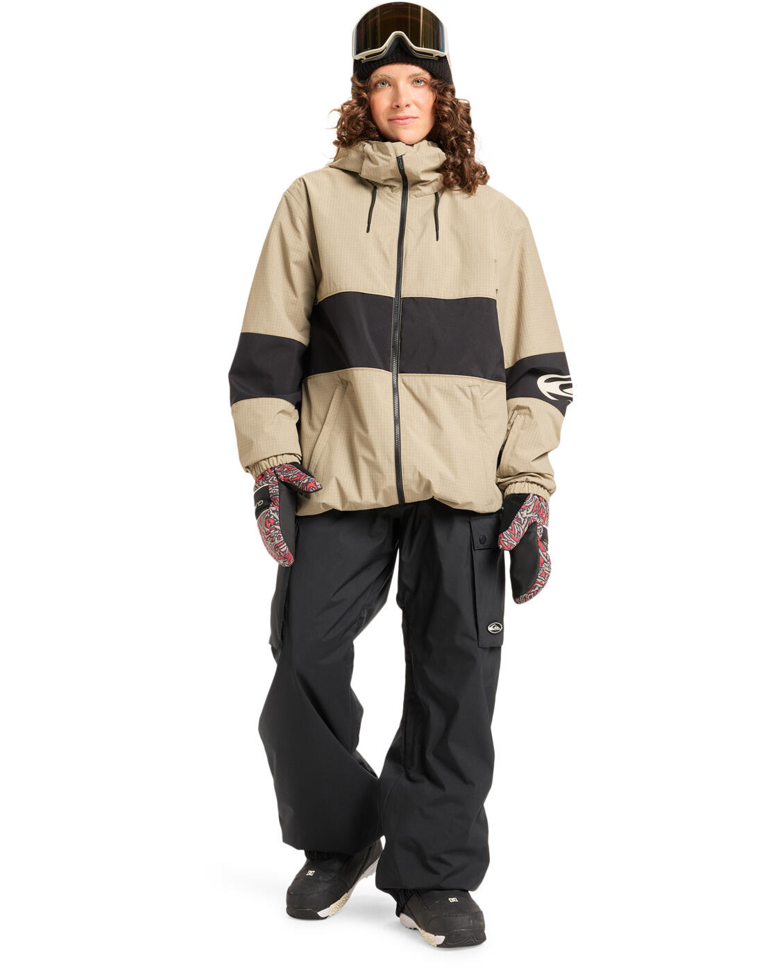 Veste de snow technique HIGH IN THE HOOD Beige Homme 4/4
