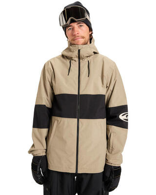 Technisch snowjack high in the hood beige heren