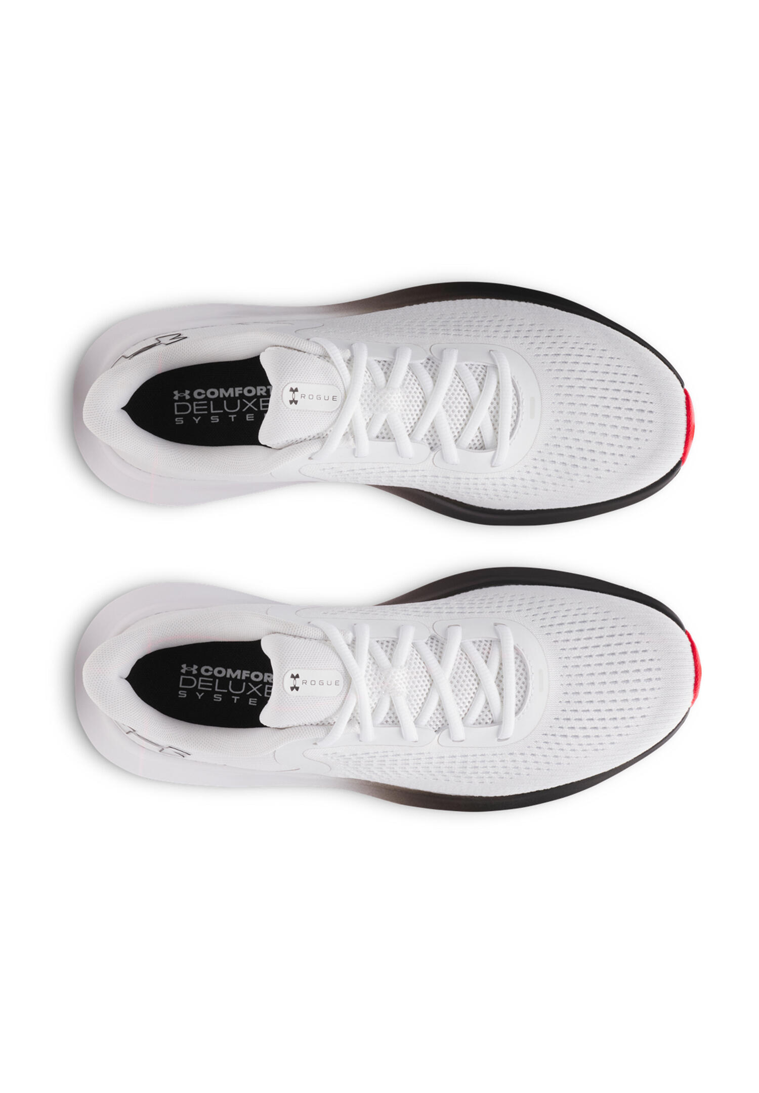 Under Armour Charged  Rouge 5 Fitnessschuhe Sneaker Herren 3028256 104 WHT/RED 3/7
