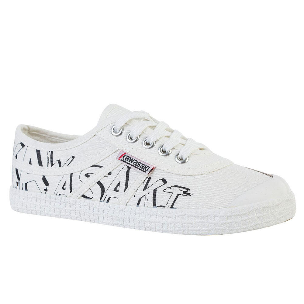 Kawasaki Graffiti Canvas Shoe K202416 WHITE 2/5
