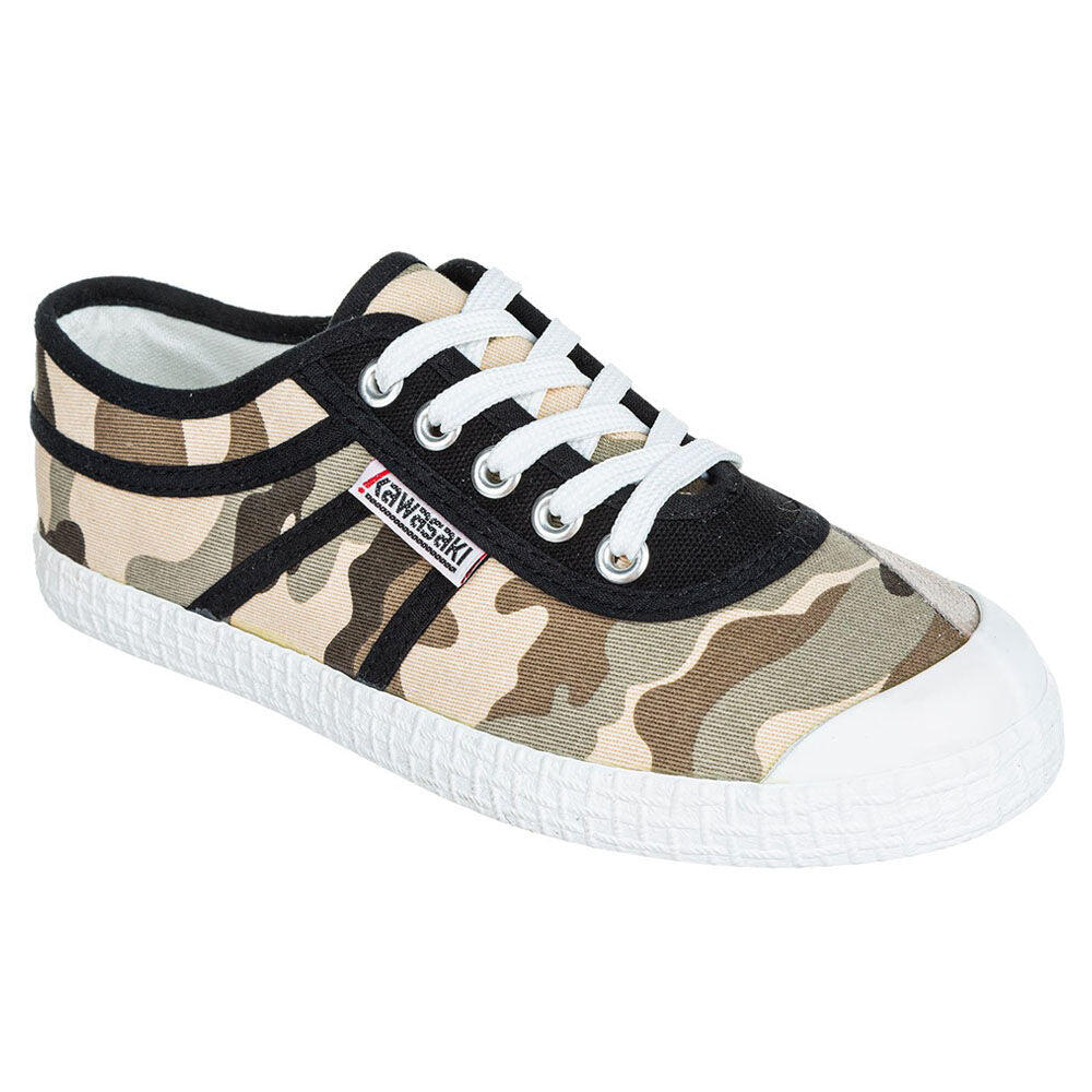 Kawasaki Camo Canvas Shoe K202417 8885 Various Brown 2/5