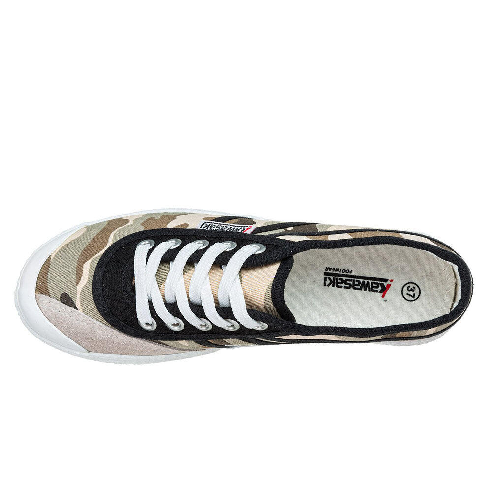 Kawasaki Camo Canvas Shoe K202417 8885 Various Brown 4/5