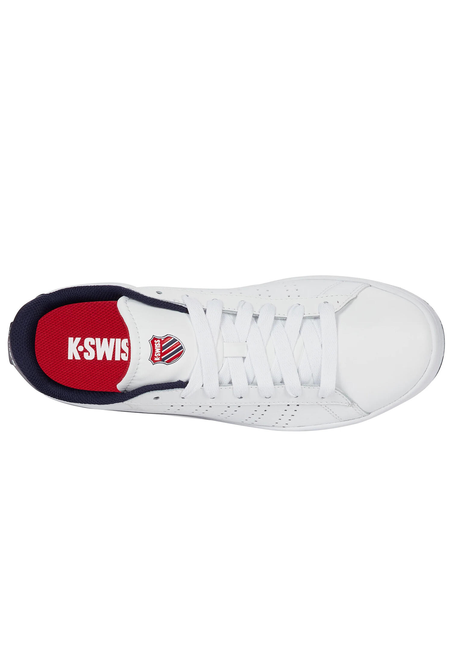 K-SWISS Court Base II Herren Sneaker Sportschuhe 04411-130-M Weiß 5/5