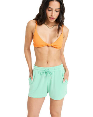 Lounge-shorts surfing by moonlight grün dames