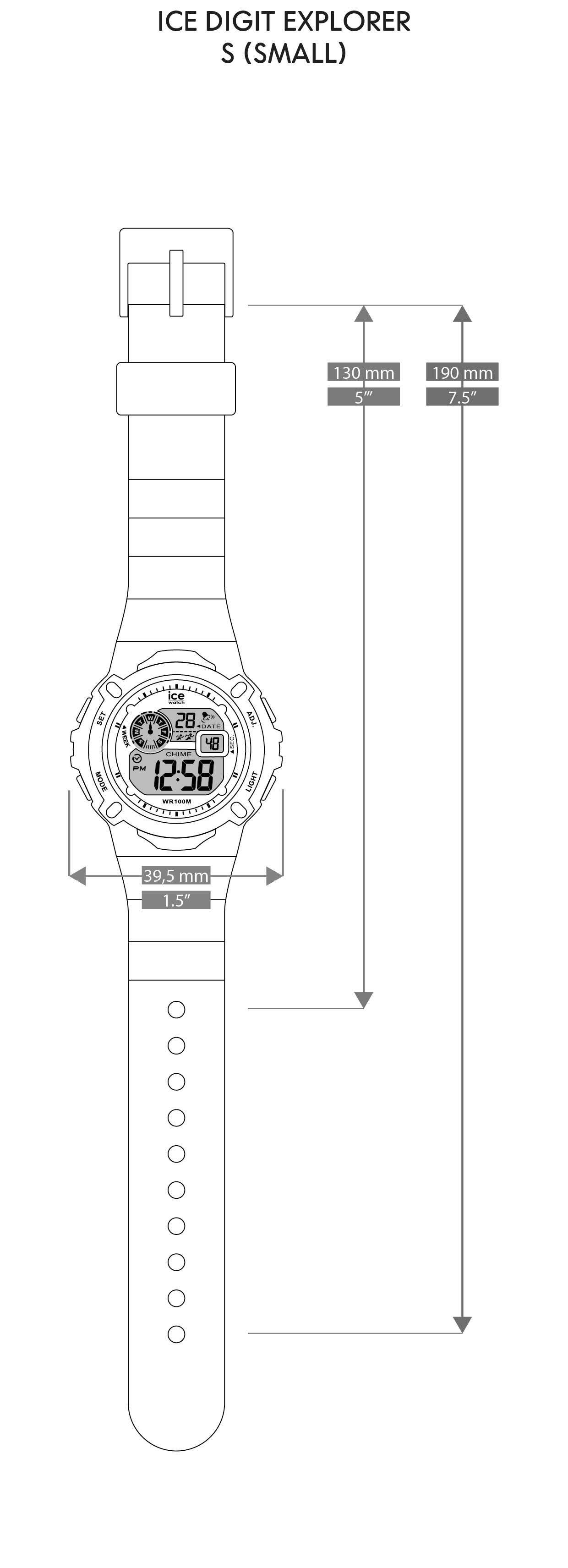Ice Watch Digital Montre Blanc/Vert 024004 4/4