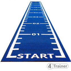 PISTE EN GAZON - 1 m - CURLED – Poils Courts - Bleu