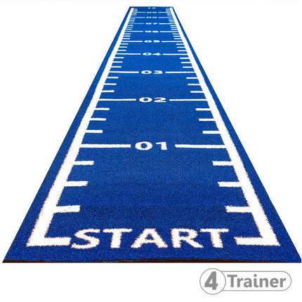 PISTE EN GAZON - 1 m - CURLED – Poils Courts - Bleu