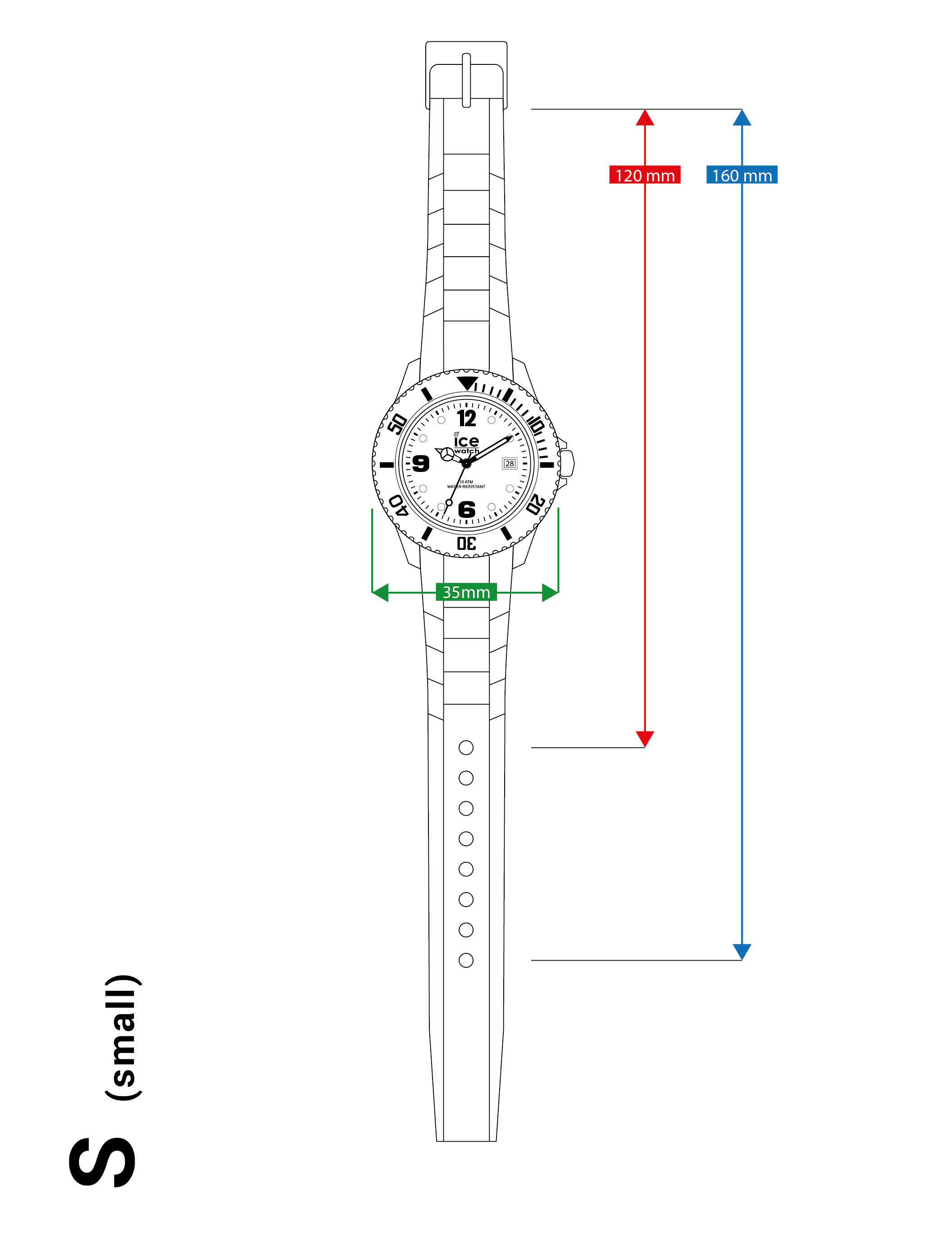 Ice Watch Analogique Montre Bleu/Bleu 020361 4/4