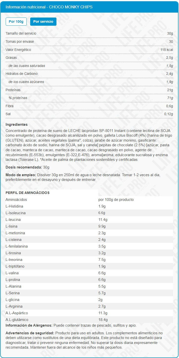 LIFE PRO WHEY GOURMET EDITION 900G - Proteína Whey y Recuperación Muscular 3/3