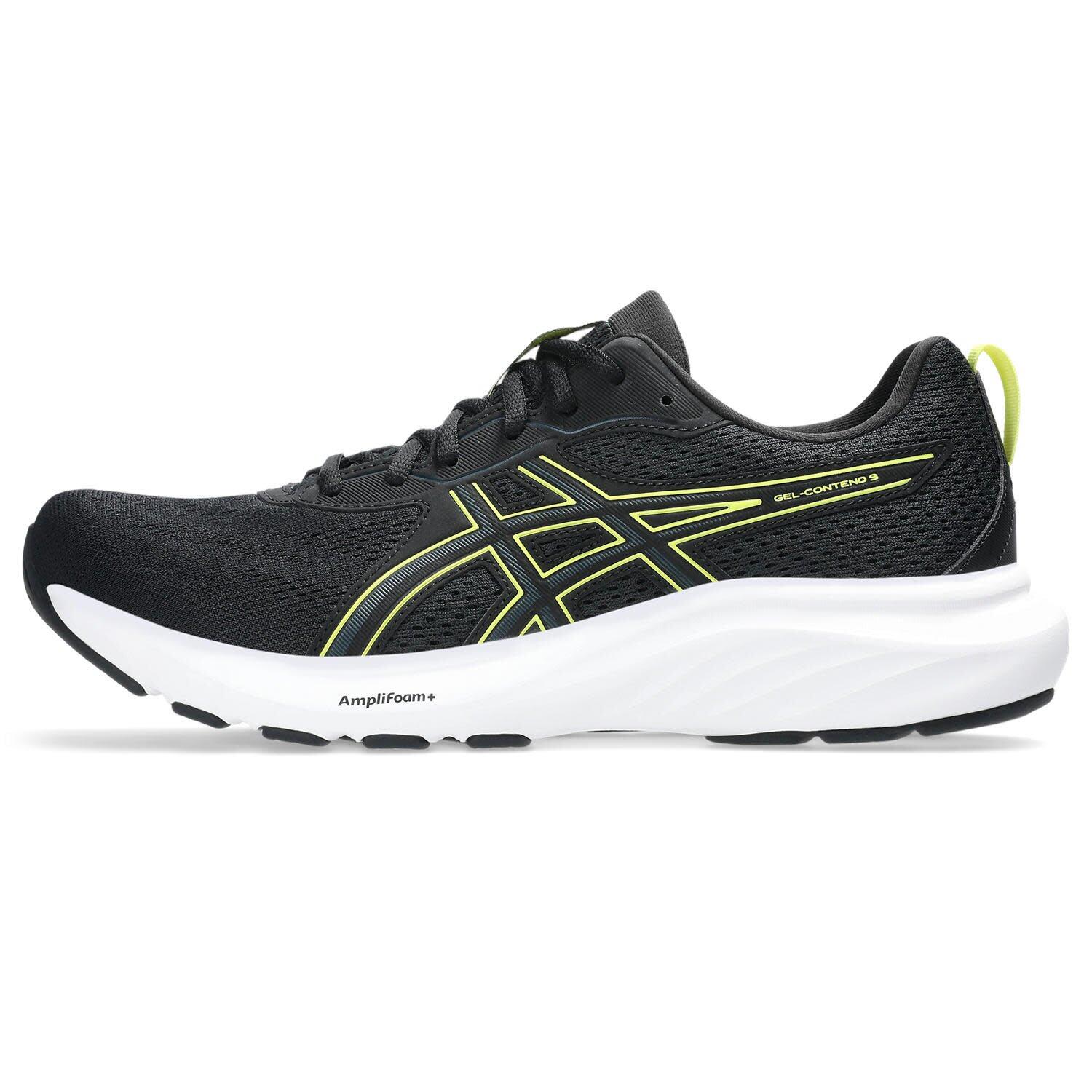Asics - Chaussures De Running Homme - Asics Gel Contend 9 - Black/citron - Chaussures De Sport - Jaune|noir - Decathlon