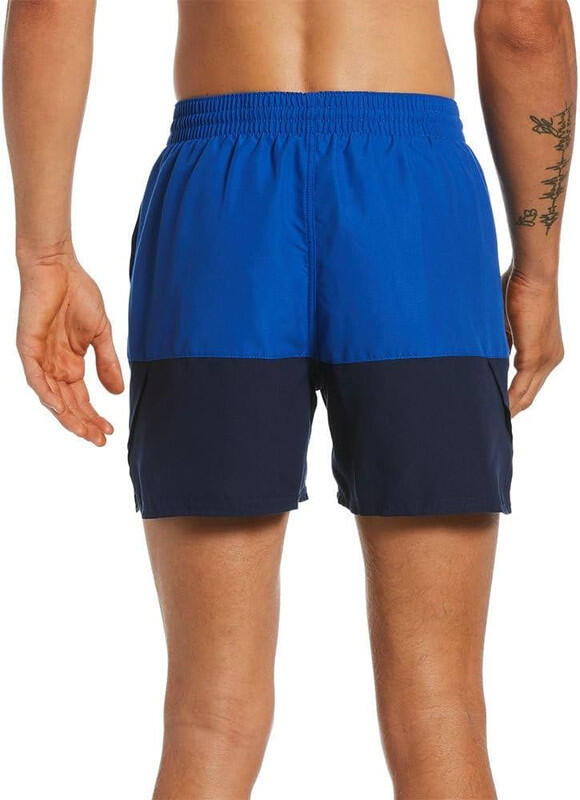 Nike Costume da Bagno da Uomo NESSB451 bicolore blu nero XS 3/3