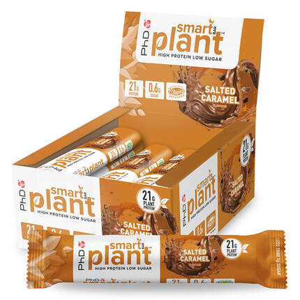 Barritas Veganas - Lata De Smart Bar Plant (12x64g) - Vainilla Caramelo