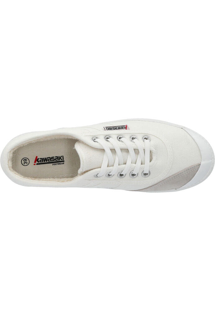 Kawasaki Original Teddy Canvas Shoe K2045WHITE 5/5