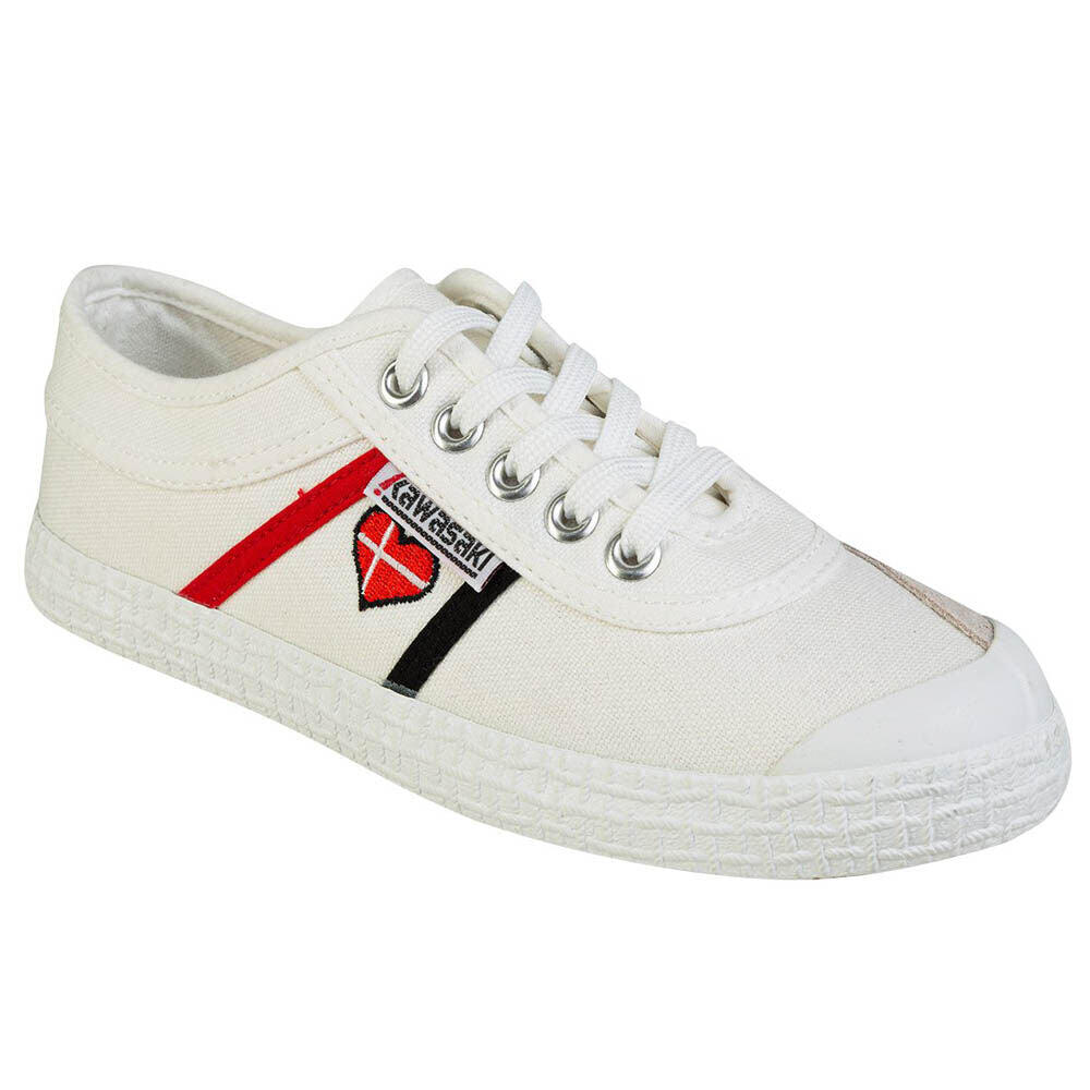 Kawasaki Heart Canvas Shoe K194523 1002 White 2/5
