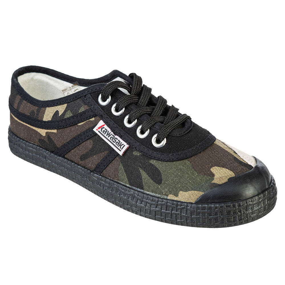 Kawasaki Camo Canvas Shoe K202417 3038 Olive Night 2/5